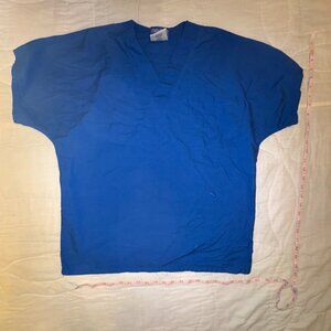 Blue Scrub Top – Size M – Trend Uniforms – Cotton Blend